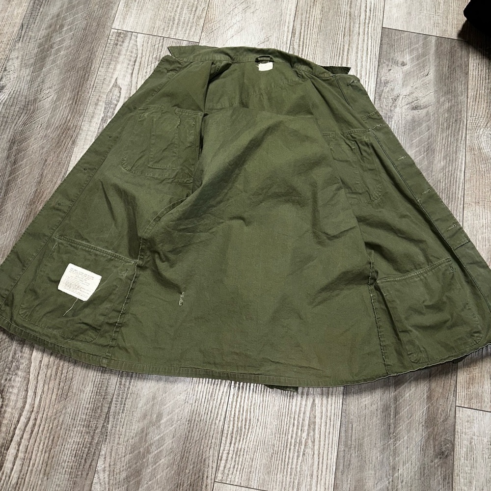 Vintage Vietnam era 1967 Military Olive green shirt Fatigue leisure combat shirt - Picture 10 of 10